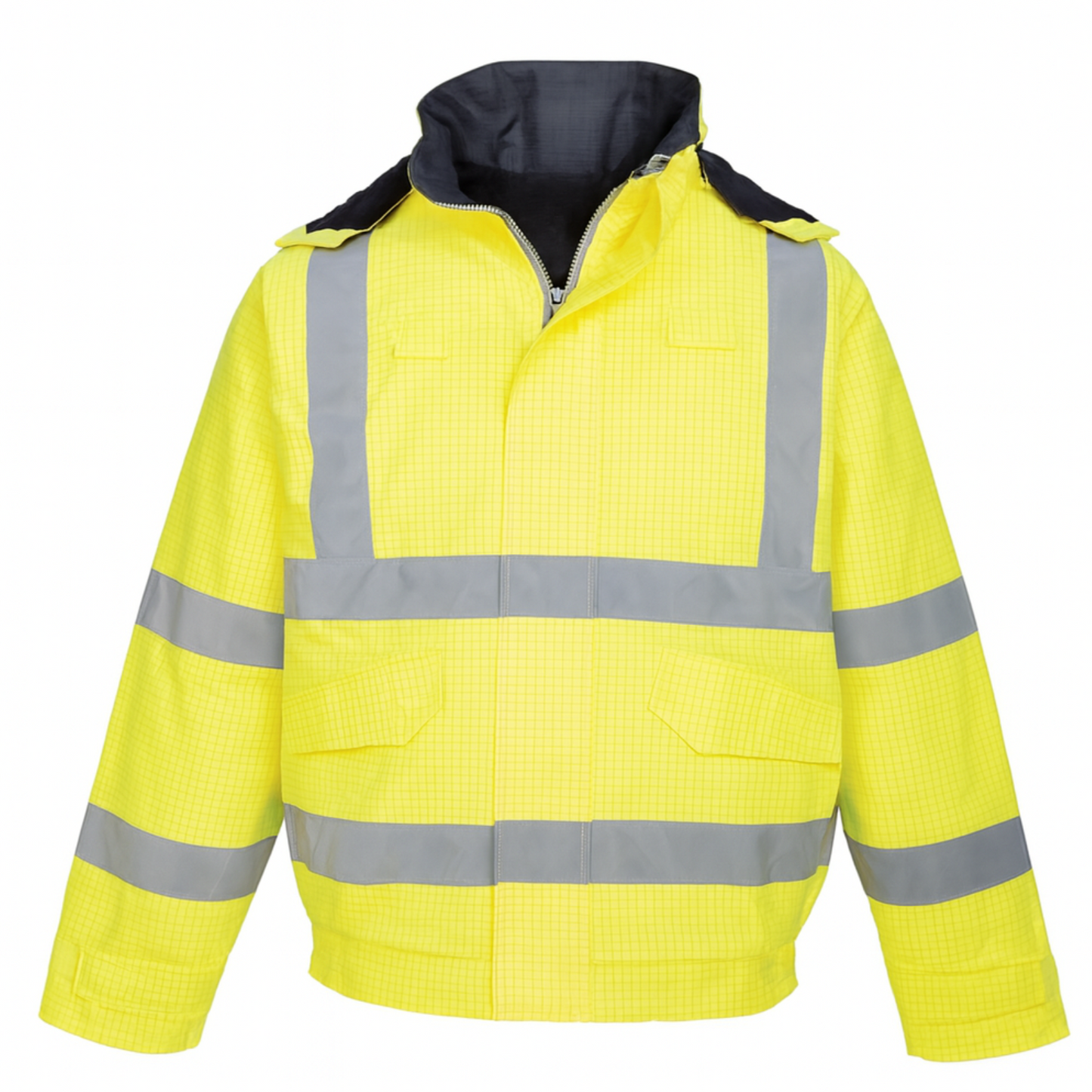 High-Vis Bomber Jacket Multi-Functional Reflective Tape High Visibility XL1