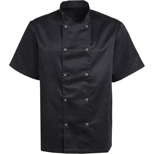 Chef Jacket Unisex Kitchen Uniform for Men & Women Cook Coat for Restaurant, Hotel, Catering, Culinary Workwear Short/Long Sleeve