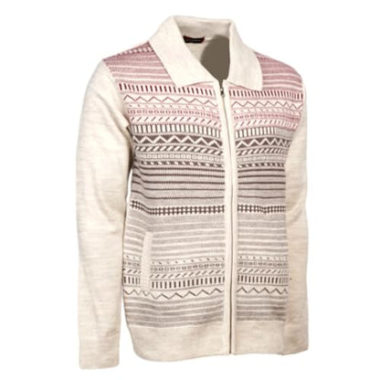 Men Zipper Cardigans Knitted Collar Neck Sweater Regular Fit Long Sleeve Front Pockets Classic Style S to 2XL
