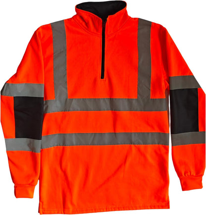 Portwest Hi Vis Sweatshirt Reflective Safety Pullover Jumper High Visibility Long Sleeve Hi-Vis Construction Work Jumper