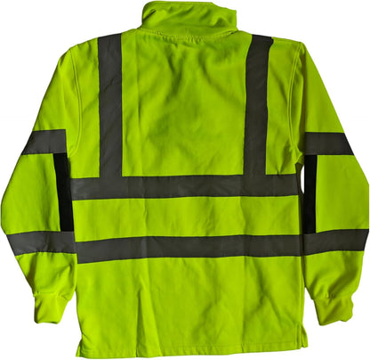 Portwest Hi Vis Sweatshirt Reflective Safety Pullover Jumper High Visibility Long Sleeve Hi-Vis Construction Work Jumper