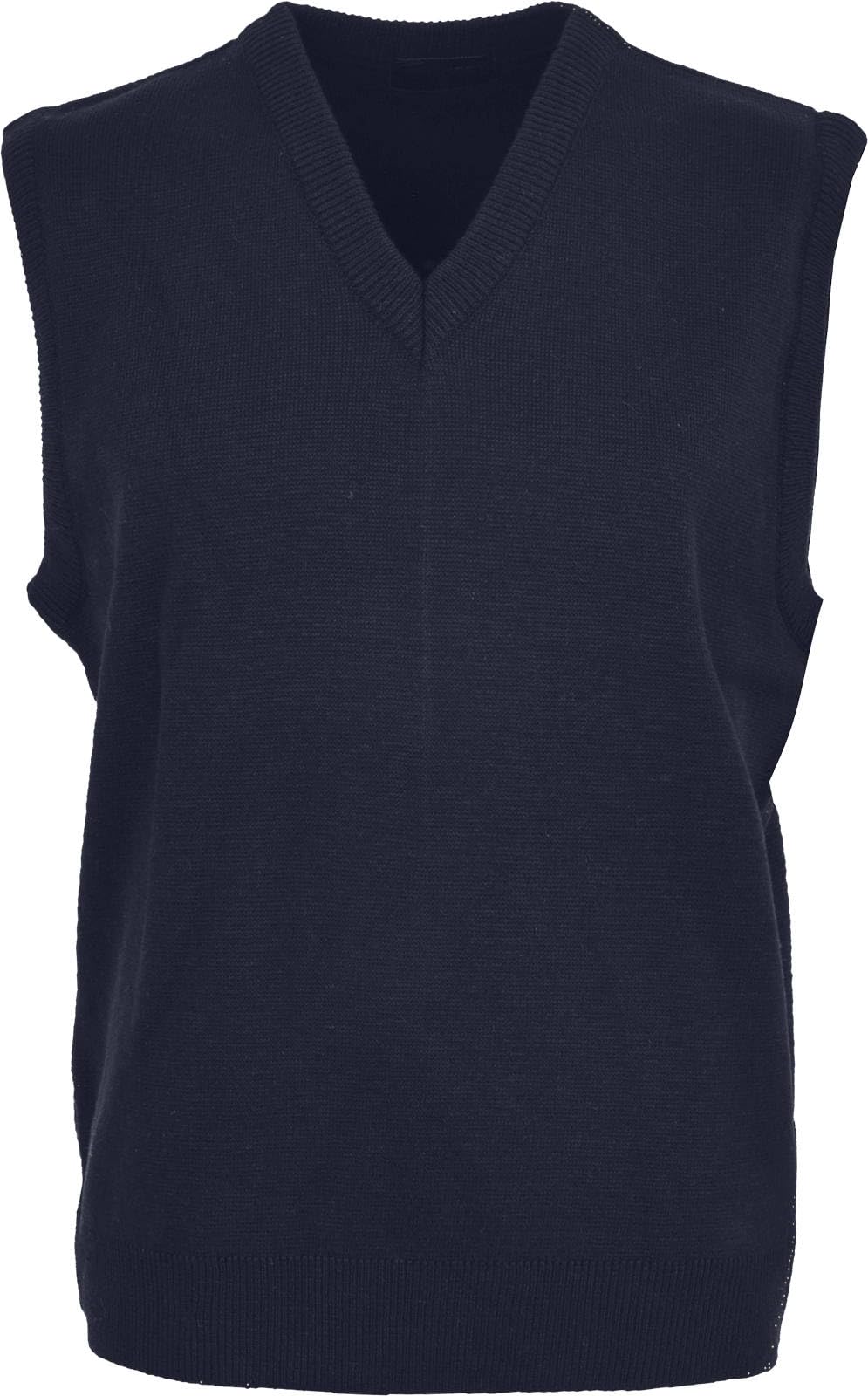 Maan Store Men V Neck Knitted Sleeveless Slipover Sweater Jumper Vest Classic Tank Top S to 6XL