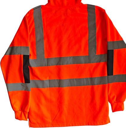 Portwest Hi Vis Sweatshirt Reflective Safety Pullover Jumper High Visibility Long Sleeve Hi-Vis Construction Work Jumper