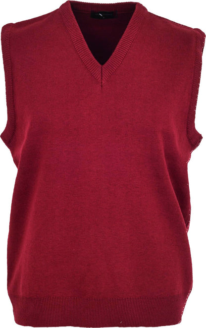 Maan Store Men V Neck Knitted Sleeveless Slipover Sweater Jumper Vest Classic Tank Top S to 6XL