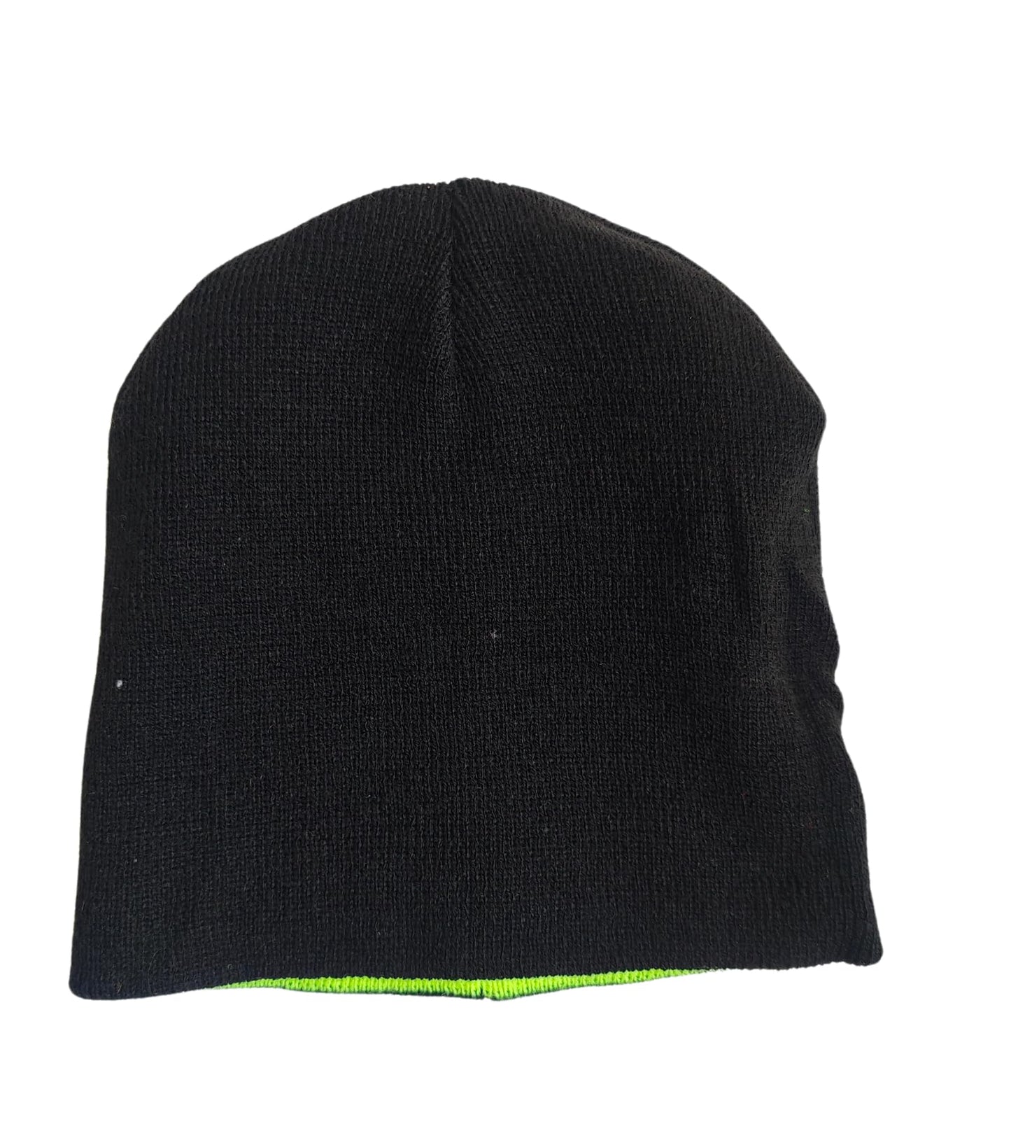 Hi-Vis Beanie Hat for Men & Women Lightweight Thermal Skull Cap Warm Winter Running Ha, Unisex Workwear, Reflective Safety Outdoor