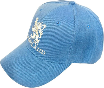Scotland Baseball Cap with Embroidered Lion Rampant – Adjustable Cotton Hat for Men & Women