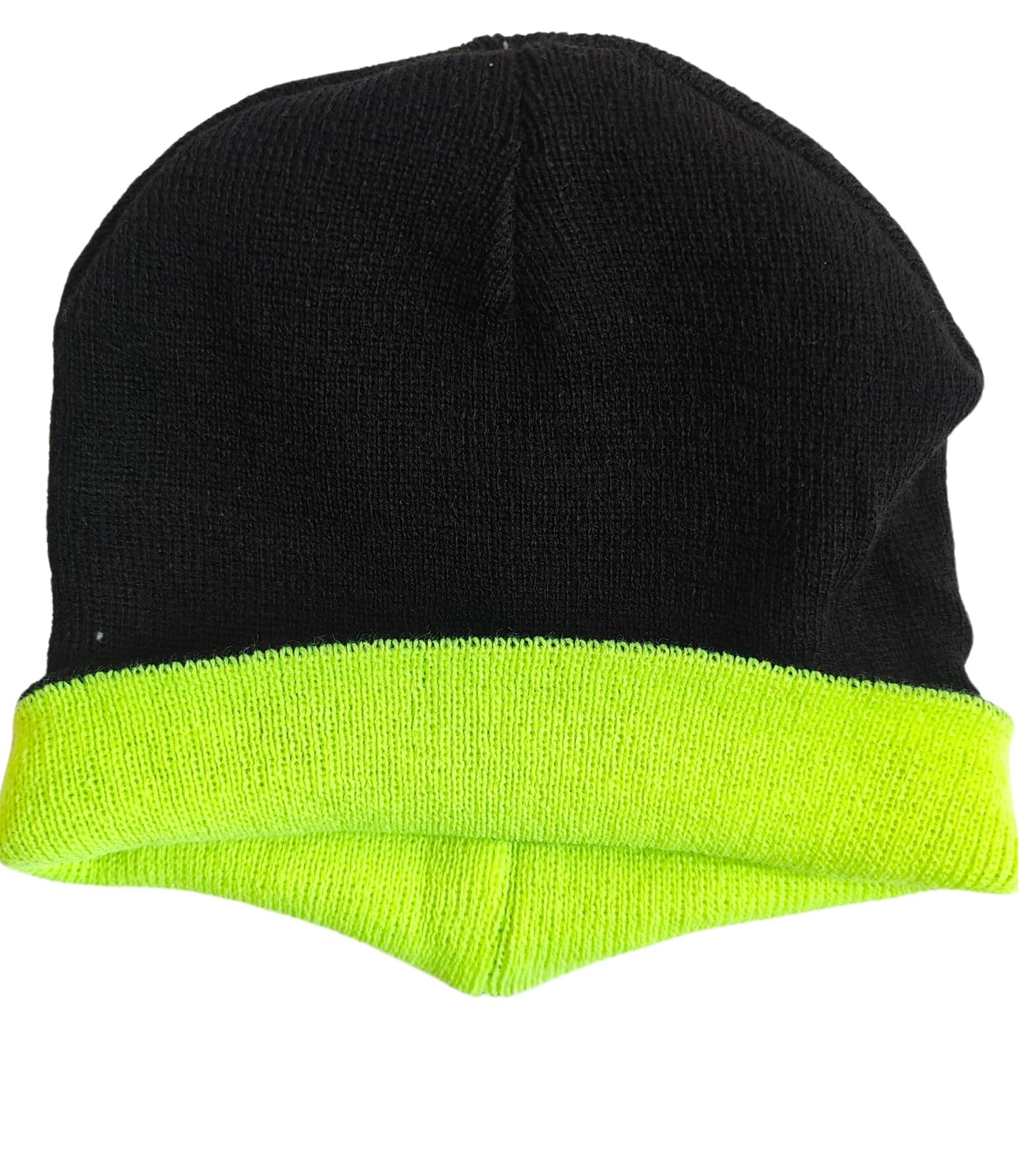 Hi-Vis Beanie Hat for Men & Women Lightweight Thermal Skull Cap Warm Winter Running Ha, Unisex Workwear, Reflective Safety Outdoor