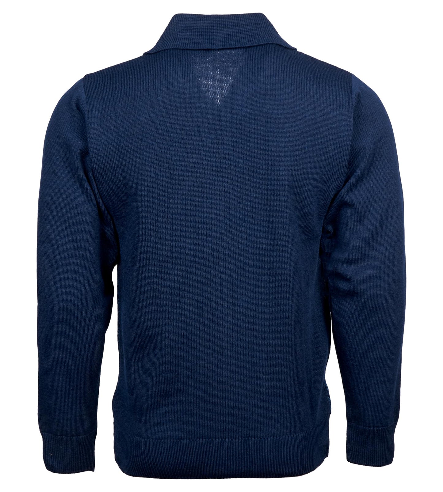 Men Zipper Cardigans Knitted Collar Neck Sweater Regular Fit Long Sleeve Front Pockets Classic Style S to 2XL