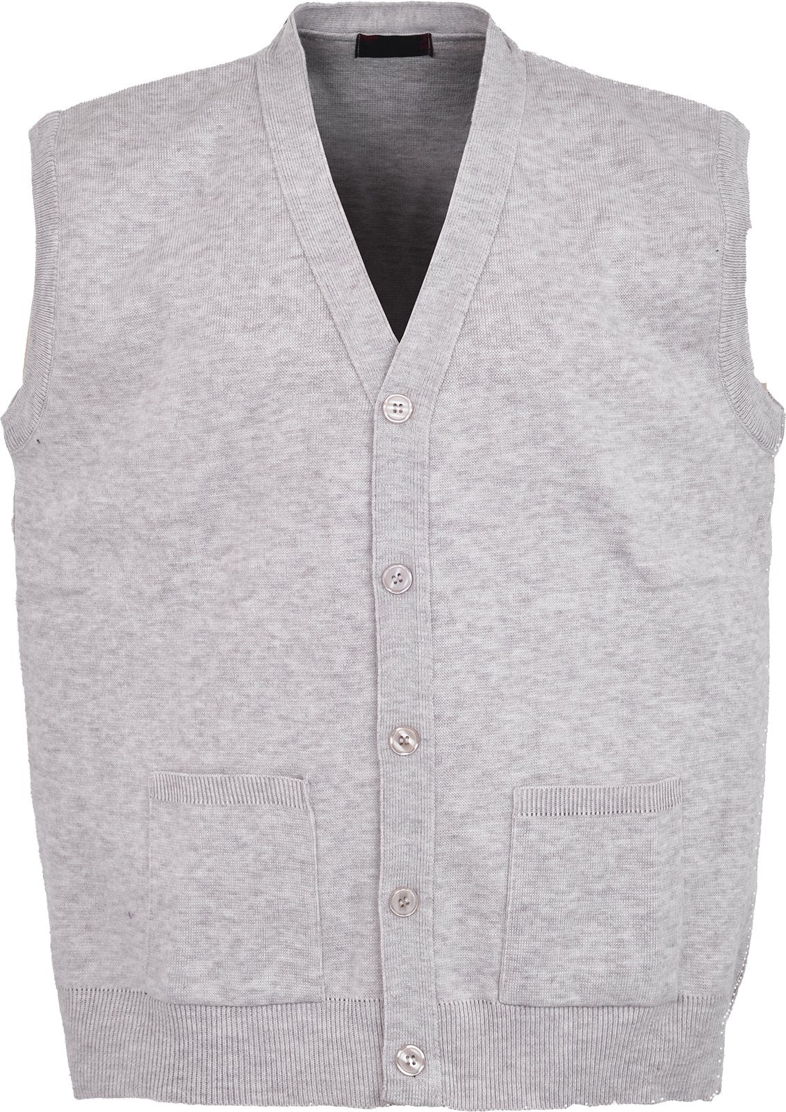 Men Knitted Waistcoat Plus Sizes 3XL to 6XL Sleeveless Button Cardigan