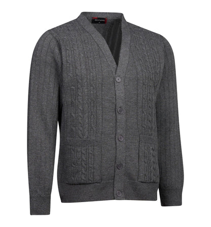 Men's Knitted Cardigan Sweater Winter Warm Long Sleeve V-Neck Button Front Casual Knitwear with Pockets Soft Comfortable Classic Fit Outerwear