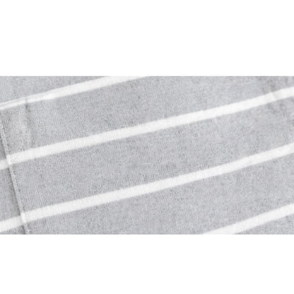 Men’s Polo Shirt Short Sleeve Collar Neck Horizontal Striped Summer Casual Golf