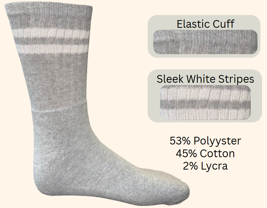 Men's Grey Socks